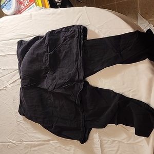 Workout pants with skirt